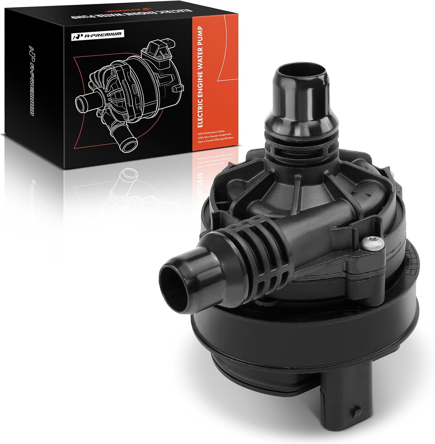 A-Premium Electric Engine Water Pump Compatible with BMW 340i/340i GT xDrive, 540i, X1, X3, 440i/440i Gran Coupe, 740i, 640i xDrive Gran Turismo, X4, X2 & Mini Cooper/Cooper Clubman