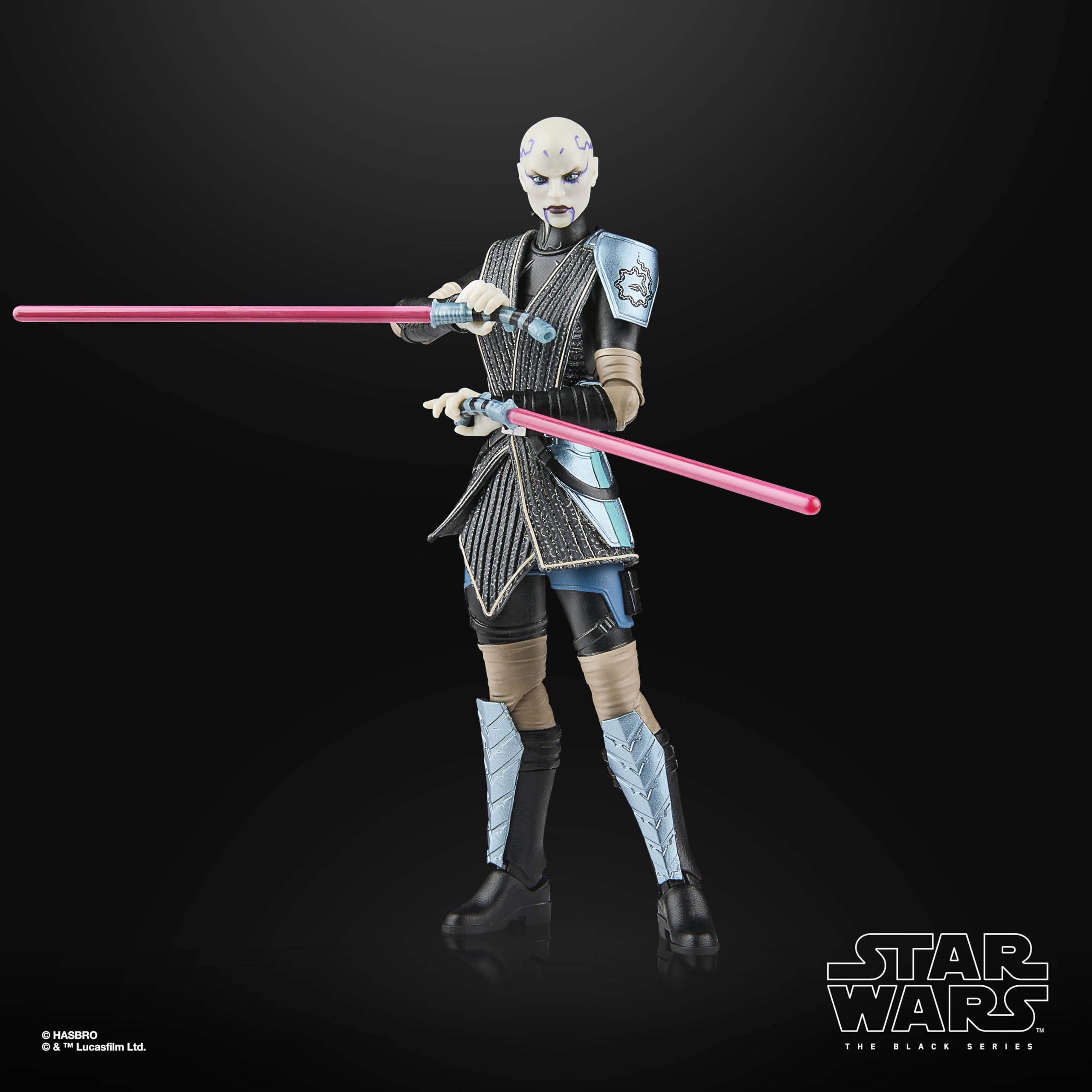 Star Wars The Black Series, Asajj Ventress (Bounty Hunter), The Clone Wars, Figura Coleccionable de 15 cm — view 8