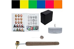 0.3 mm Fine Brass Tip Kistkas Beeswax Ukrainian Easter Egg Decorating Kit