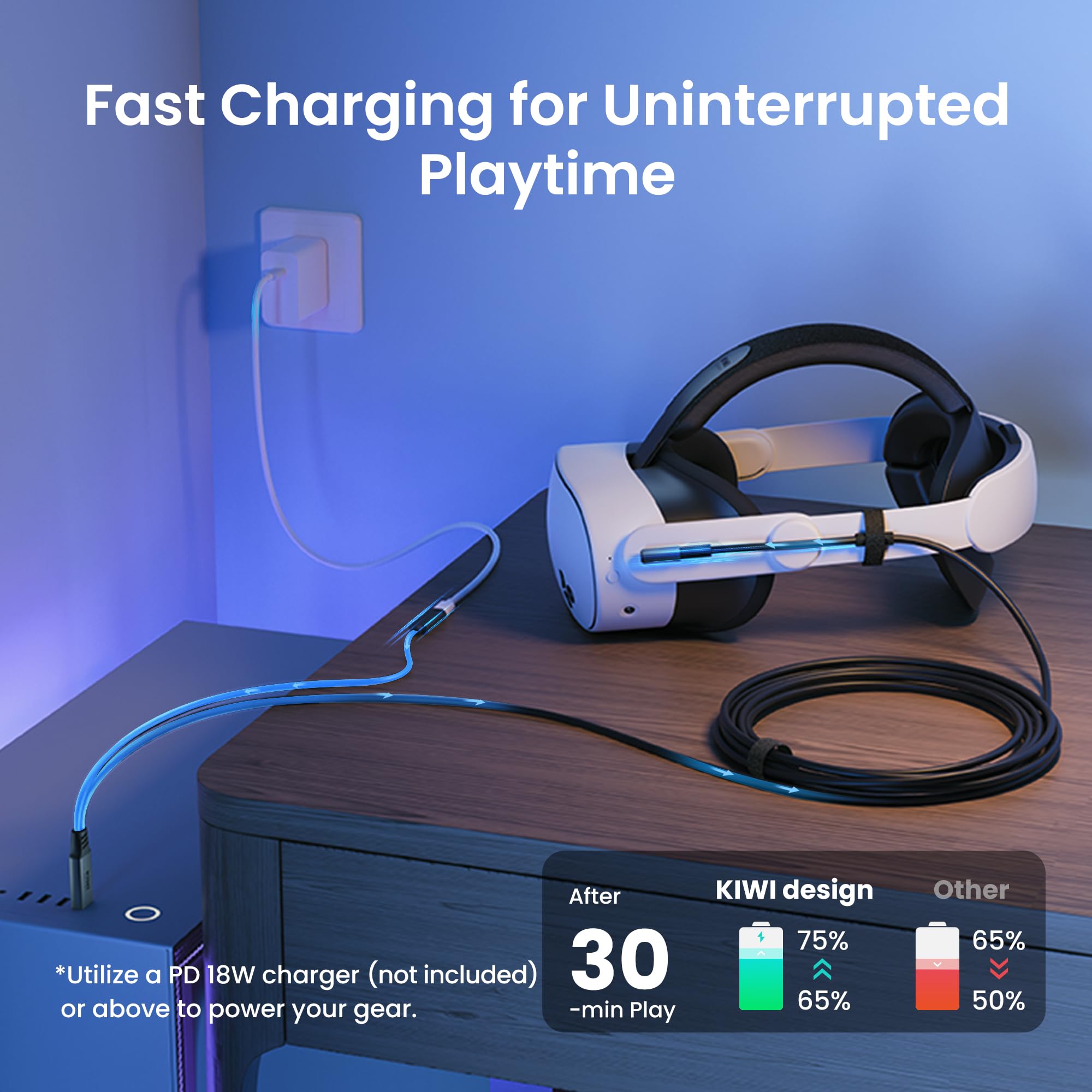 Amazon.com: KIWI design Link Cable with Charging 16FT Compatible