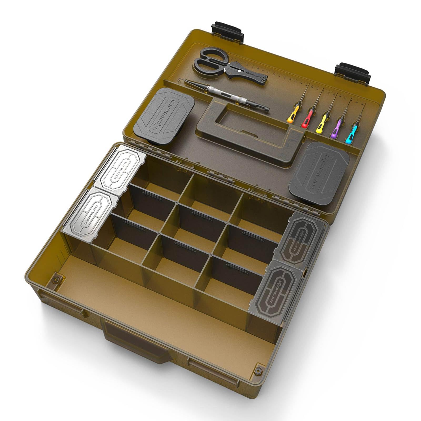 Korum Mega Blox Fully Loaded / Coarse Fishing Tackle Box