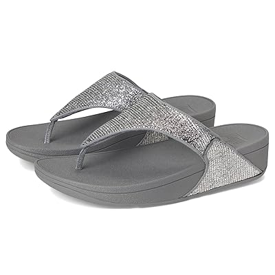 FitFlop Lulu Crinkled shimmer Toe post Sandals Women