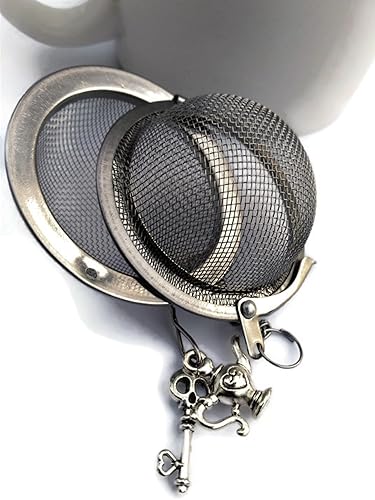 Teapot and Skull Key Tea Infuser Ball for Loose Leaves Brewing