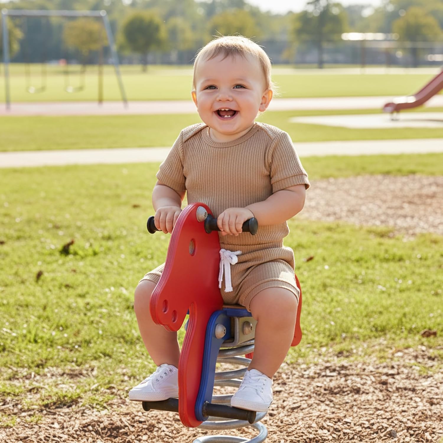 Baby Boy Summer Outfits Solid Short Sleeve Ribbed Romper Shirt Tops Shorts Set Infant Newborn Clothes For Boys - Image 5