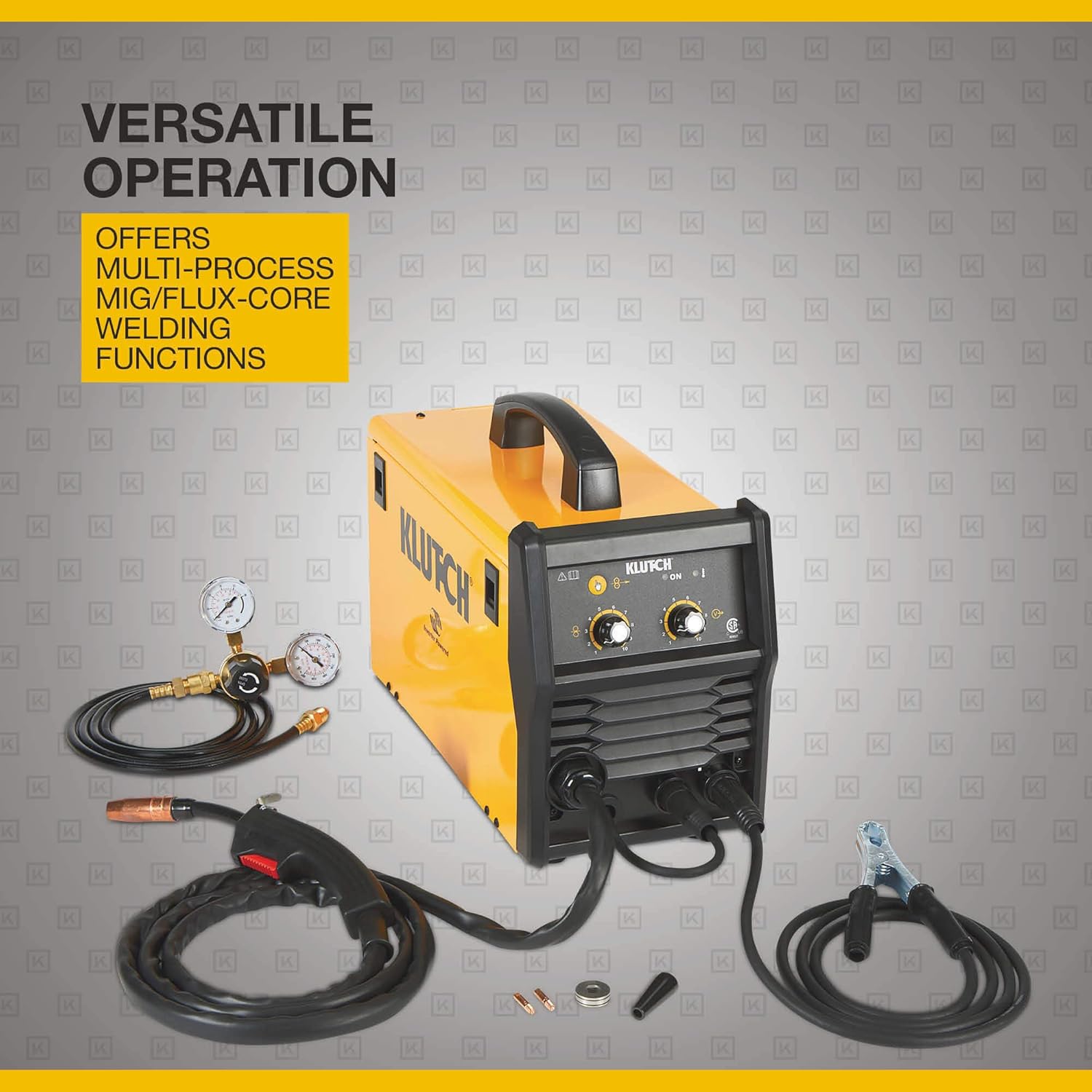 Klutch MIG 140i Flux-Cored/MIG Welder, Inverter, 120V, 30-140 Amp Output