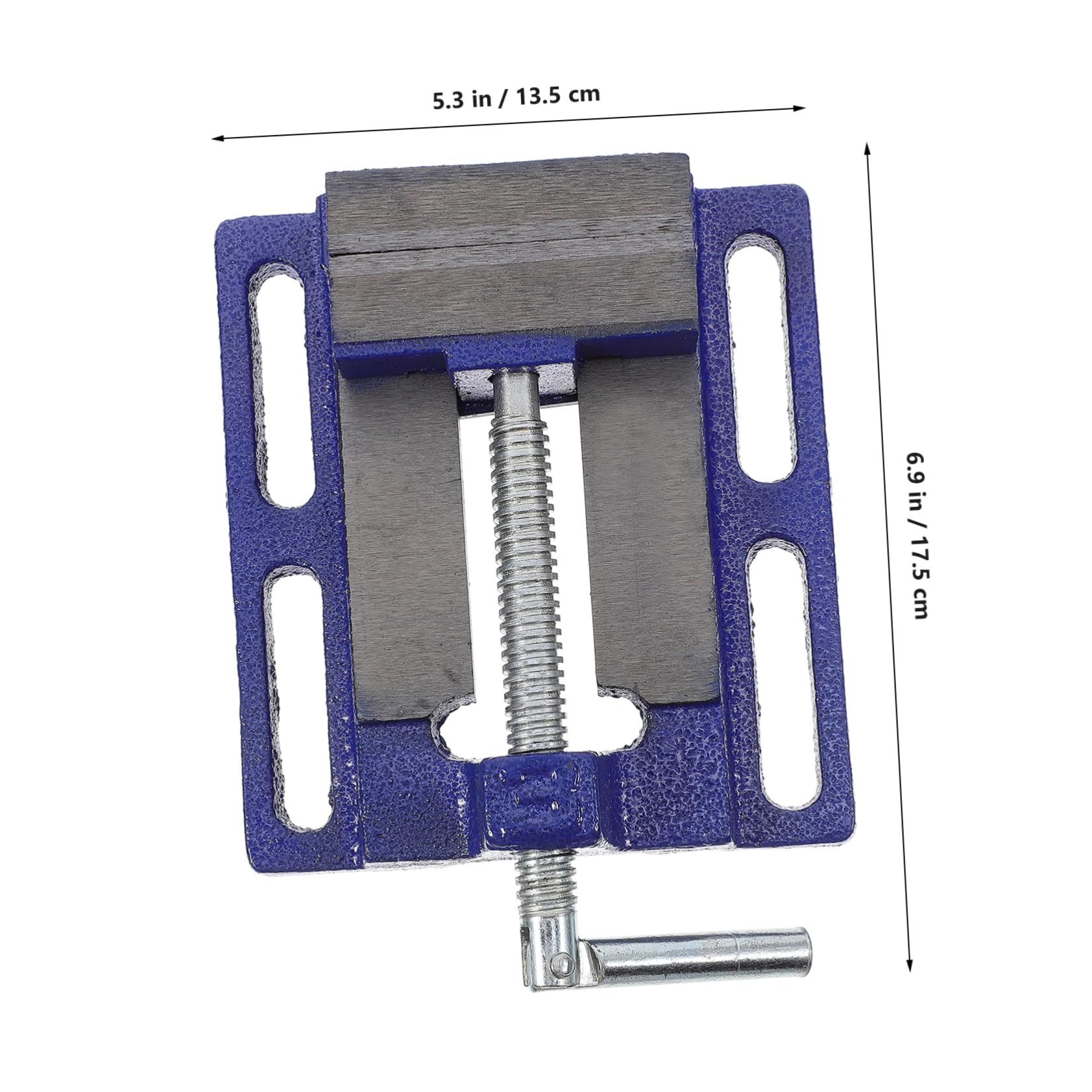 Zerodeko Banco para Taladro de Columna y Fresadora, Acero Resistente, Apertura 80mm, Adecuado para Taller y Mesas de Madera