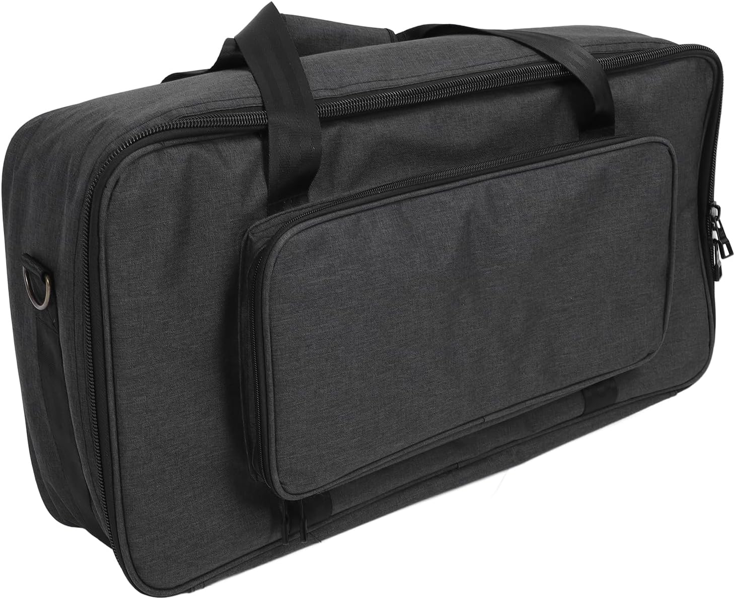 Bewinner Durable Portable Pedalboard Carrying Bag with Guitar Zipper