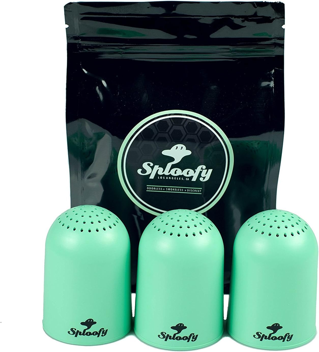 Sploofy Smoke Air Filter Replacement Cartridges - Green Three Pack