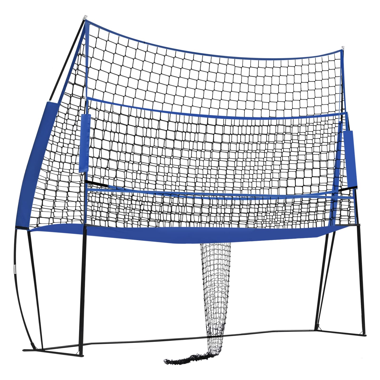 Sistema di rete di allenamento per pallavolo, attrezzatura per esercizi regolabile in altezza, per casa, scuola, parco giochi