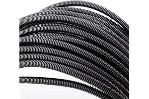 ZhiYo 1/4 Inch Wire Loom Split Tubing: Ultimate Cable Management Solution