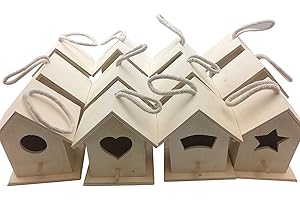 Create Extraordinary Bird Sanctuaries with Oojami's Wooden Bird House Bulk