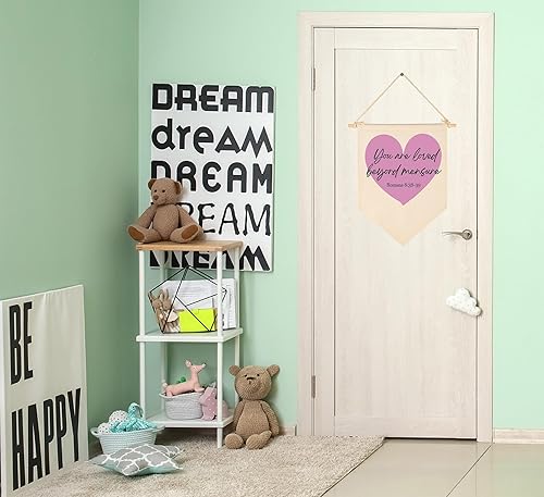 Miniatura 282 de Decoración de anuncio de bienvenida al mundo, regalo de felicitación para recién nacido, regalo de baby shower, decoración de bandera para bebés