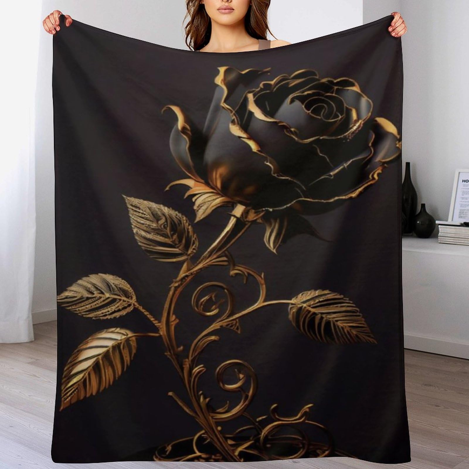 Couverture polaire rose en flannel douce pour lit et canapé de 180x200cm