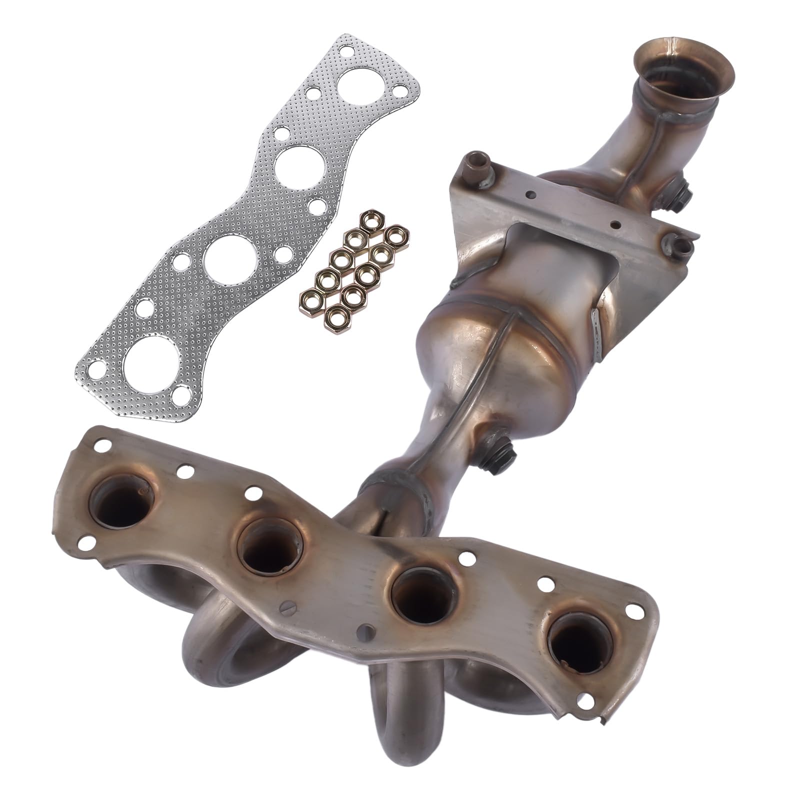 Bisenya Catalyseur collecteur catalytique Remplacement pour C3 C4 1.4 1.6 VTi R56 R57 207 308 1.4 1.6 16V 1609163980 18407563247 18407559332 18407559400 18407568358 18407597626 18407599503 18407603024