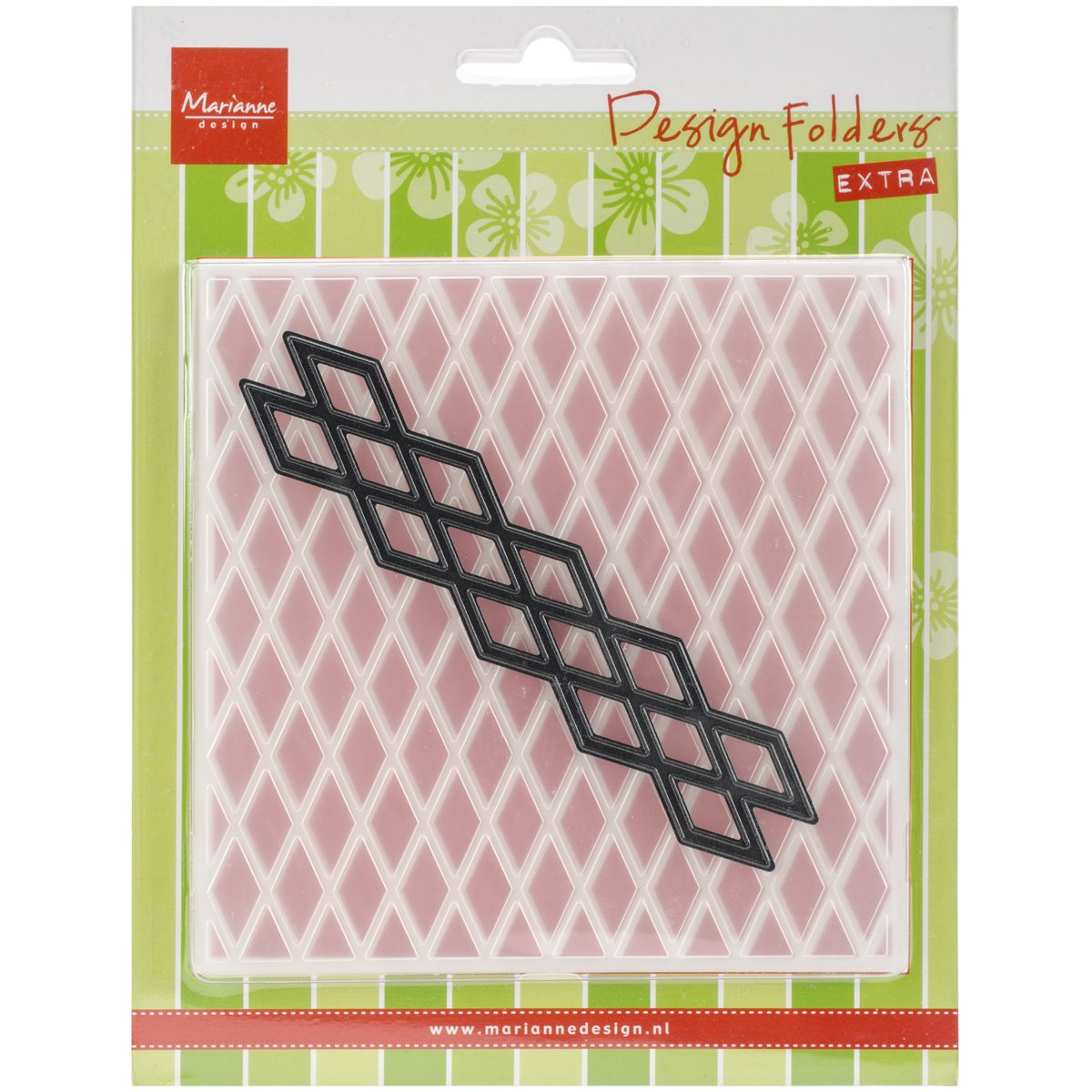Marianne Design Diamonds Embossing Folder and Cutting Die