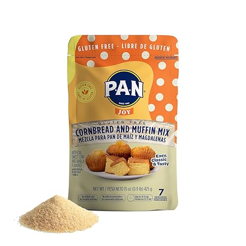 P.A.N - Mezcla de pan de maíz y muffins, sin gluten, 0.9 libras (paquete de 1)