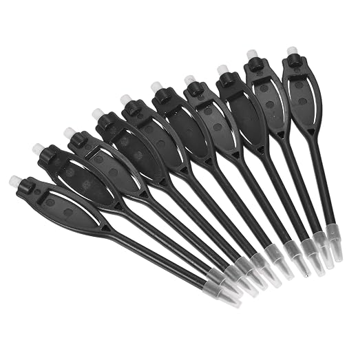 PATIKIL Golf Marquage Crayons avec Effaceur 10 Paquet Ovale Clip Élastique