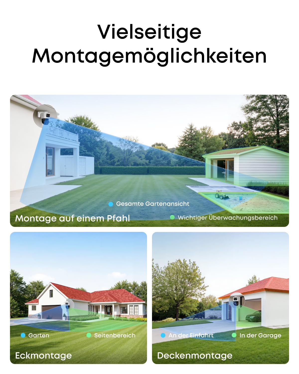 eufy PoE NVR Security System S4, 2× Bullet-PTZ-Kameras, 2X Turrent-Kameras, 360° PTZ, KI Auto-Framing & Tracking, smarte Videosuche, Farbnachtsicht, Stroboskop, Plug & Play, 24/7 Aufnahme, 2TB HDD