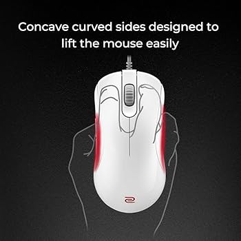 「新品」ZOWIE ZA12-B BENQ WHITE ZOWIE EC1 WHITE V2 Asymmetrical Ergonomic eSports Gaming