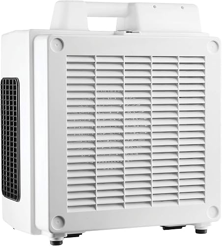 XPOWER X-3780 Purificador de aire + depurador, aire negativo, 600 CFM, 4 etapas HEPA + filtración de carbono, 5 velocidades, filtro de luz,