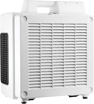Xpower X-3780 HEPA Air Purifier & Scrubber for Home, Commercial & Industrial Use, 4-Stage Carbon Filter for Odor Elimination & Dust Allergy, Negative Air, 600 CFM, 5-Speed, Filter Light, White
