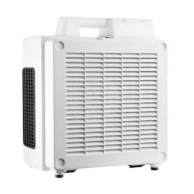 Xpower X-3780 HEPA Air Purifier Scrubber for Home Commercial Industrial Use 4-Stage Carbon Filter for Odor Elimination Dust