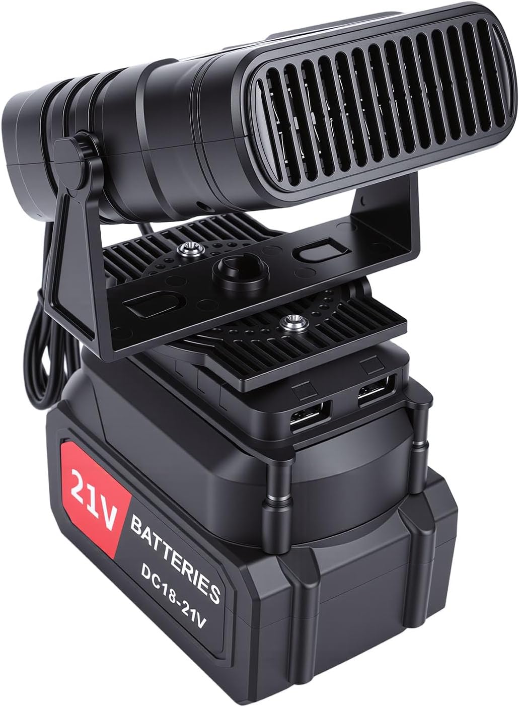 Calefactor Eléctrico Portátil con Batería Recargable y 2 Modos