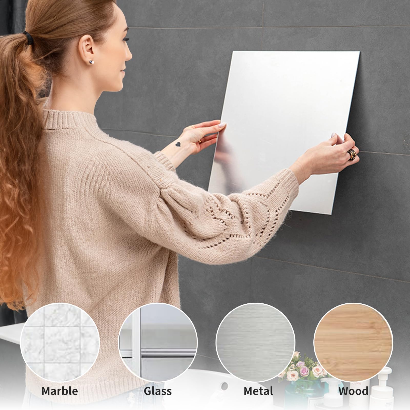 Film Miroir Autocollant Pour Fenêtre Opaque Noir Protection Solaire Statique Film Brise-vue Pour