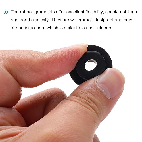 Miniatura 4 de MECCANIXITY 4 ojales de goma en forma de T de 0.9 pulgadas de diámetro exterior de 0.24 pulgadas de diámetro interior de 0.906 x 0.236 x 0.551 in,