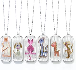 RUOZTEOO Kit DIY Necklace 6 Color 50 Rhinestone and Tools for Women Beginner Arts and Craft Gift Fun Activity