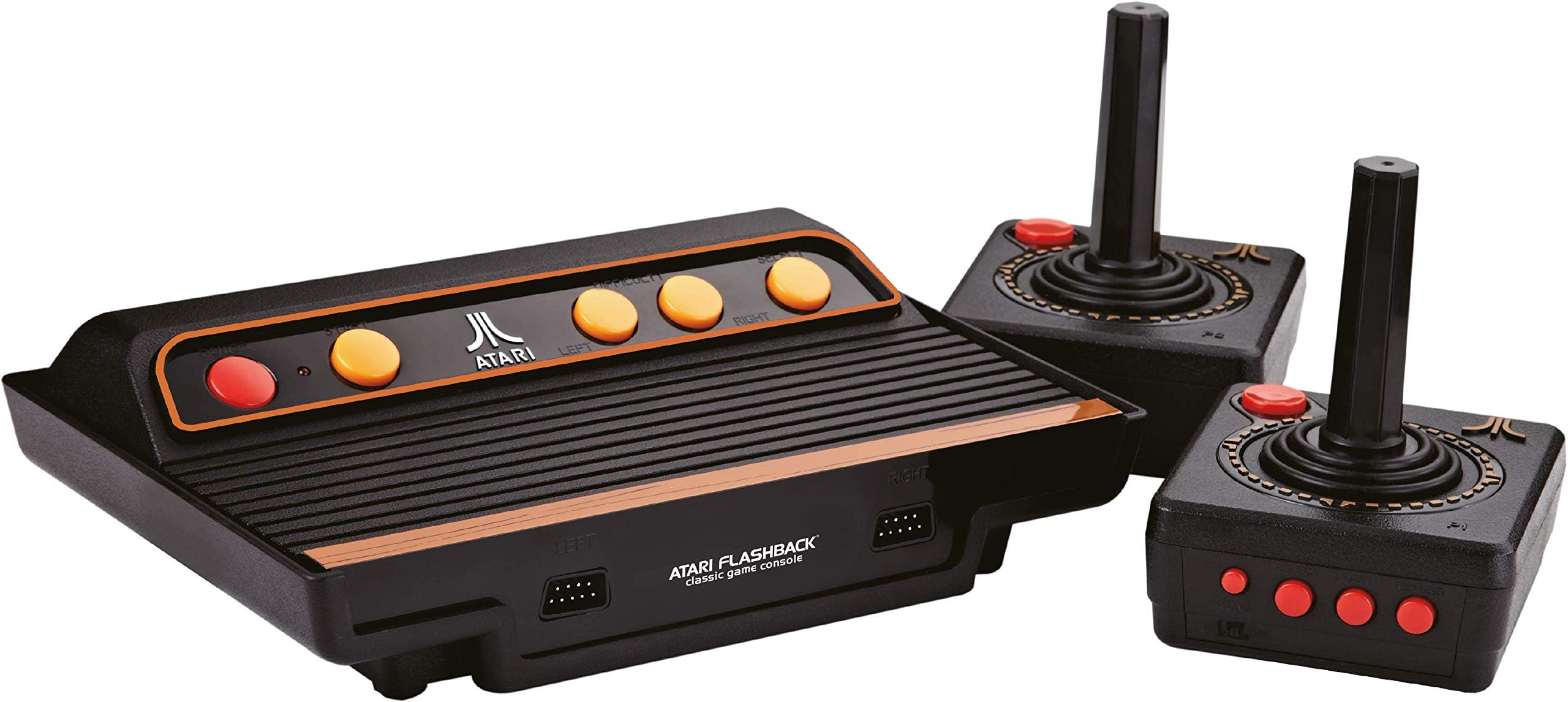 Millennium Atari Flashback 9 Gold HD Edition 2019 (120 Pre-Installed Games Classics, 2x Wireless 2.4 GHz Controller, HDMI, SD Slot) Black