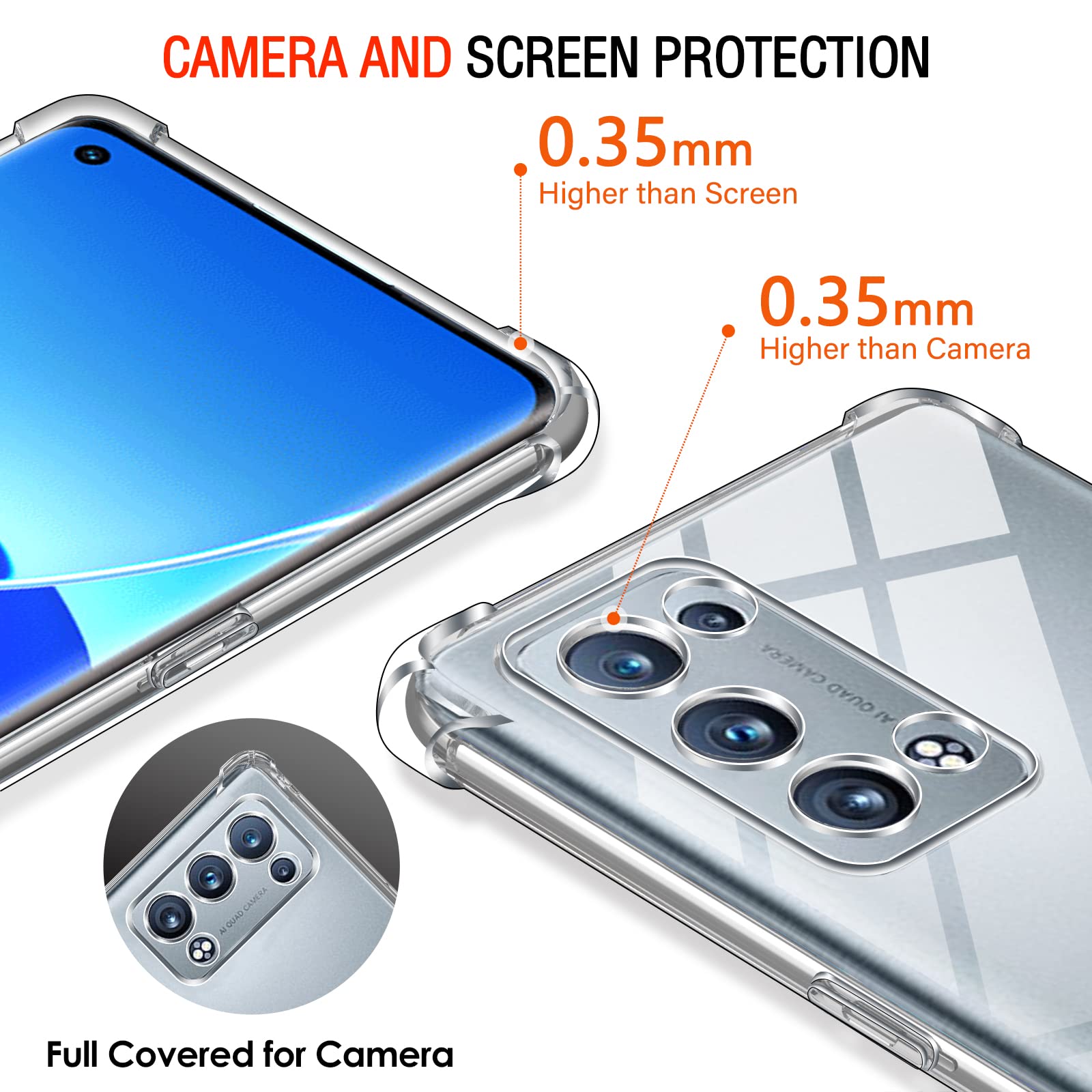 SHIEID Custodia per Oppo Reno 2Z Smart Specchio Cover Custodia in Pelle antirumore Custodia Protettiva per Specchio Streamer Cover Protettiva per Oppo Reno 2Z(Viola