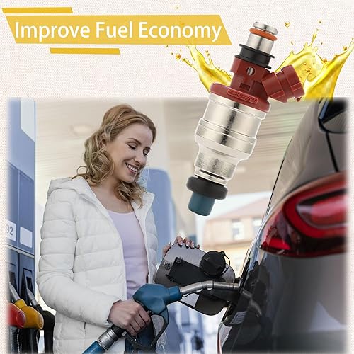Miniatura 7 de 23250-35040 Inyectores de combustible de rendimiento, compatibles conToyota 2.4L y 3.0L 4Runner 1989-1995, compatible conToyota 2.4L y 3.0L Pickup