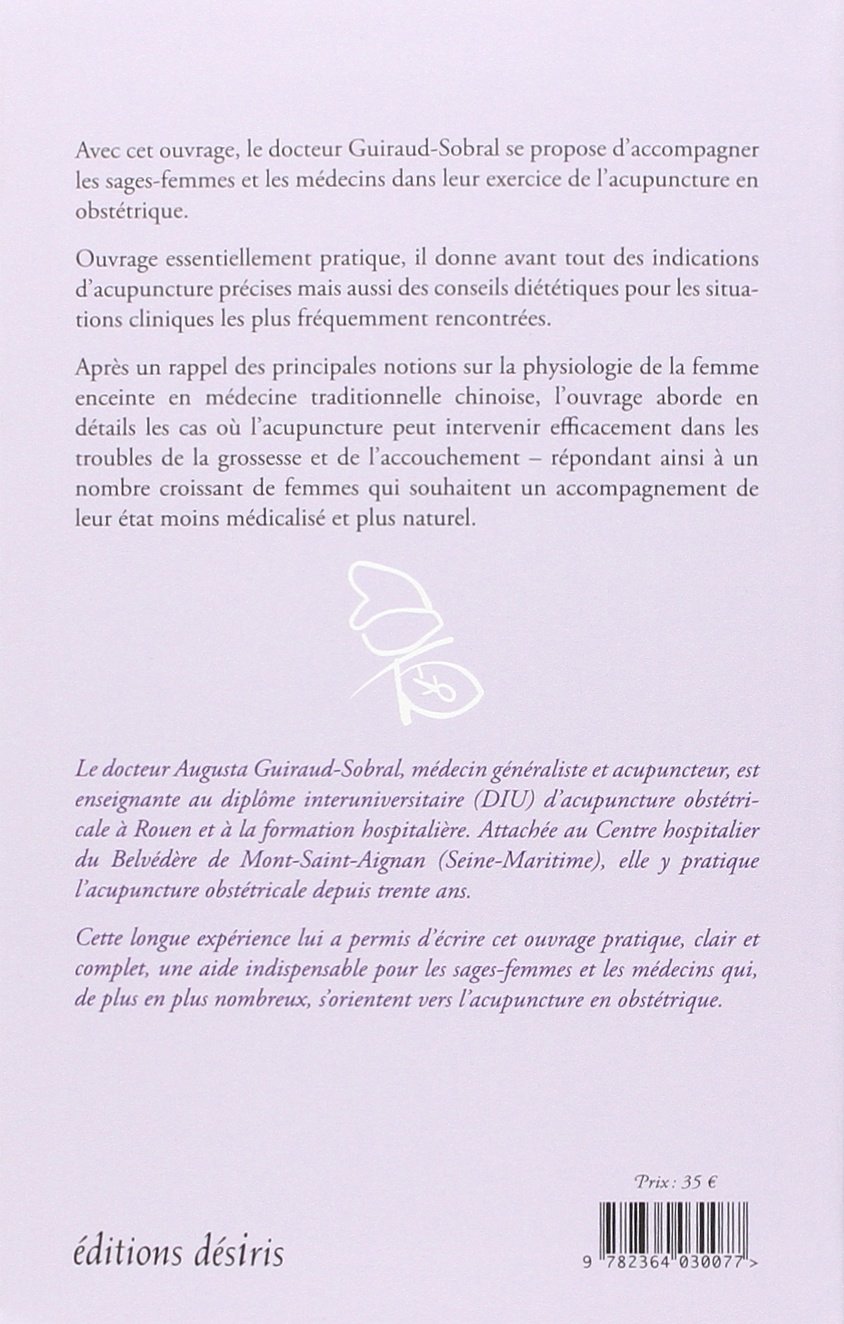 Manuel pratique d'acupuncture en obstetrique