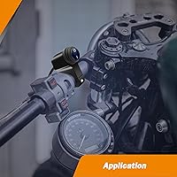 Vista 7 de Interruptor de luz ATV 12V, impermeable, de aleación de aluminio, para manillar de motocicleta, ATV, UTV - Compatible con manillares de 7/8" (22mm)