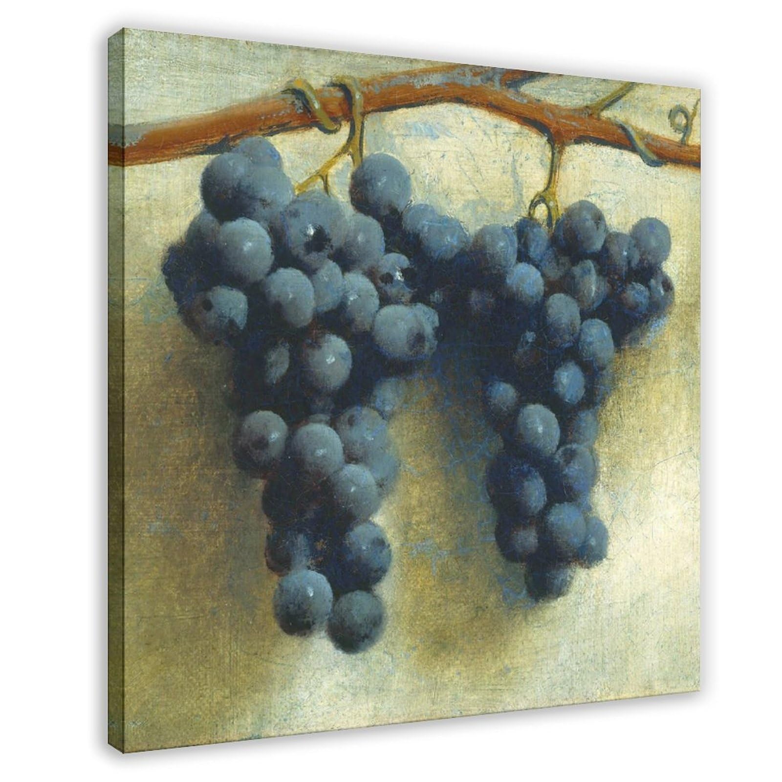 Impression sur toile raisin Joseph Decker déco murale chambre 50x50