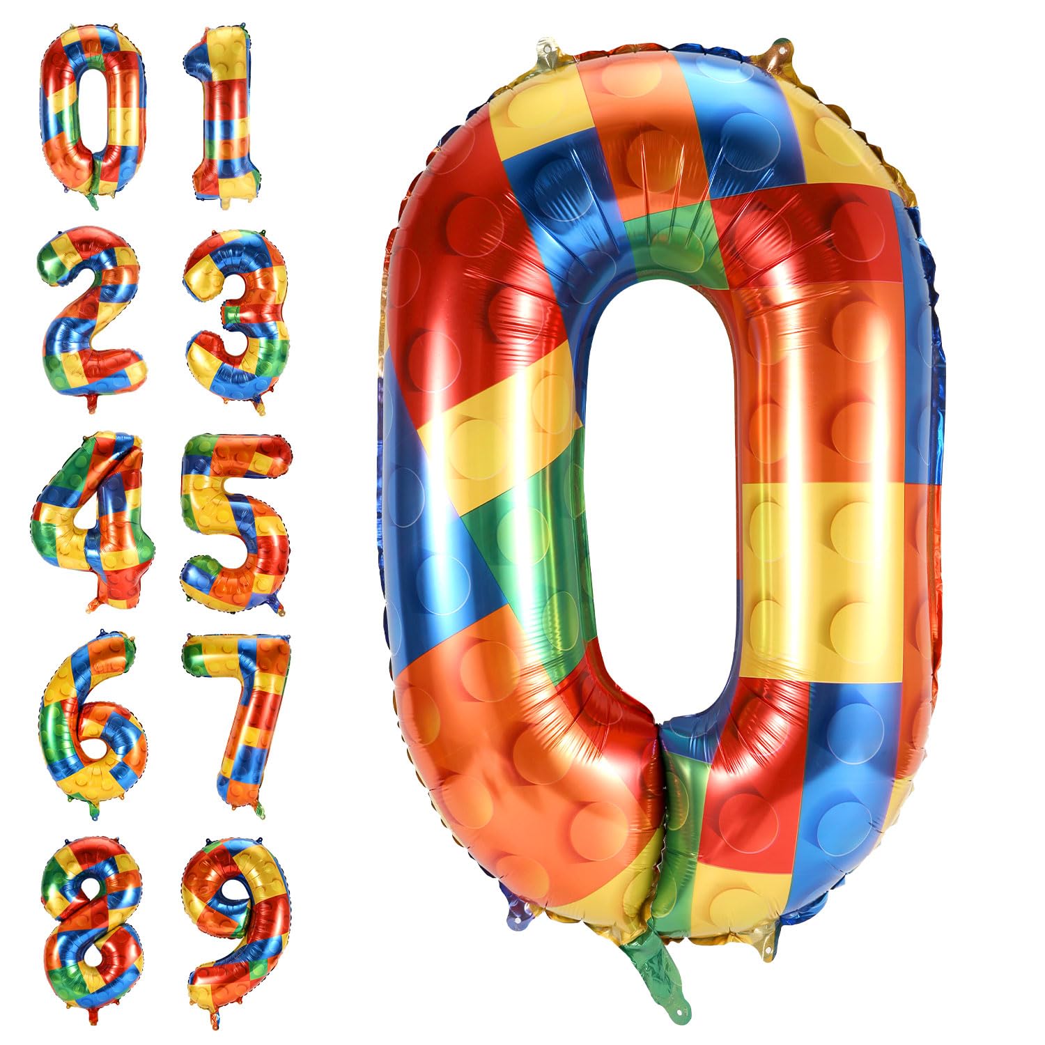 Palloncino da Costruzione, 81cm Palloncino in Mylar con Foil di Elio
