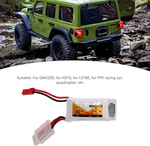Miniatura 3 de Yosoo Batería RC Lipo, 11.1V 70C Tasa de descarga 3S JST Conector de enchufe 350mAh Potencia para vehículos de control remoto