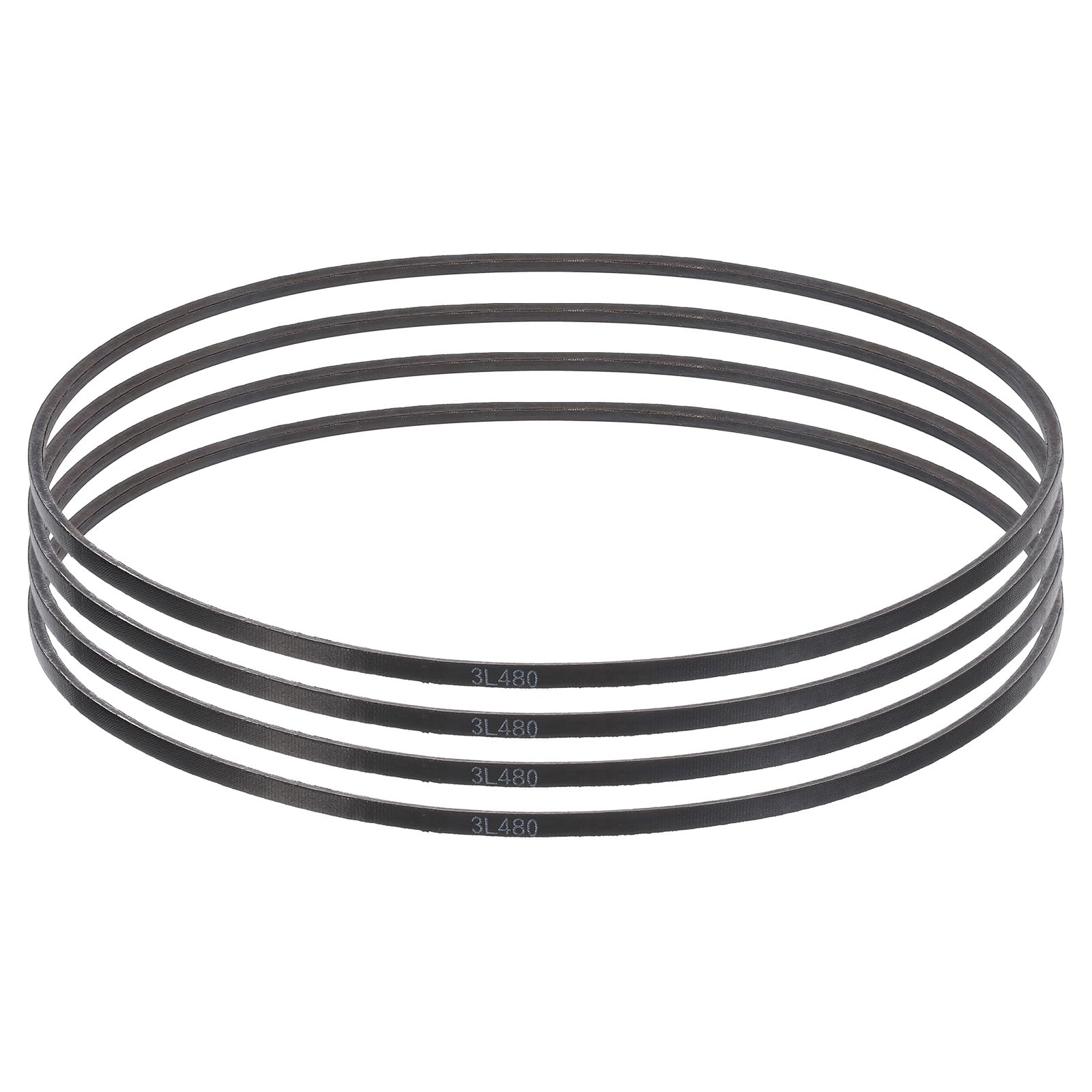 uxcell 3L240 Classic Wrapped Rubber V-Belt, 24"(610mm) Outside Circumference, 3L Profile V Belt 3/8" Width 7/32" Height — view 95