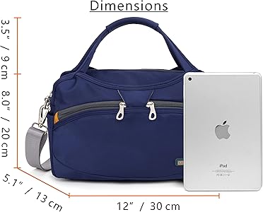 La Packmore Waterproof Nylon Crossbody Bags for Women Multi La Packmore Waterproof Nylon Crossbody Bags for Women Multi