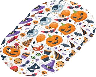 Halloween Pumpkin Sweets Kitchen Sponges Mexican Masks Balloon Cleaning Dish Sponges Non-Scratch Scrubber Sponge for Kitchen Bathroom Cars, pack of 3