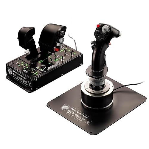 Thrustmaster HOTAS Warthog Flight Stick, Throttle and Control Panel for Flight Simulation, Official Replica of the U.S Air Force A-10C Aircraft (Compatible with PC) - Warthog Bundle