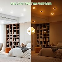 ALUSSO LED Süllyesztett Mennyezeti Lámpa 9W - Ultra Vékony Spotlámpa Szett, Meleg Fehér 3000K, IP44, Konyha és Fürdőszoba, 6 db 6