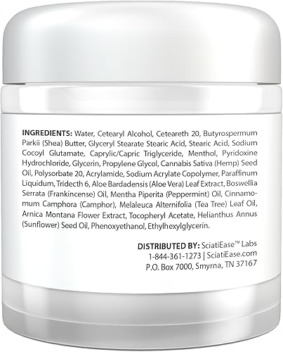 Miniatura 6 de SciatiFlex Crema ciática tópica - Máxima fuerza para molestias del nervio ciático en la parte inferior de la espalda, caderas, glúteos, piernas y