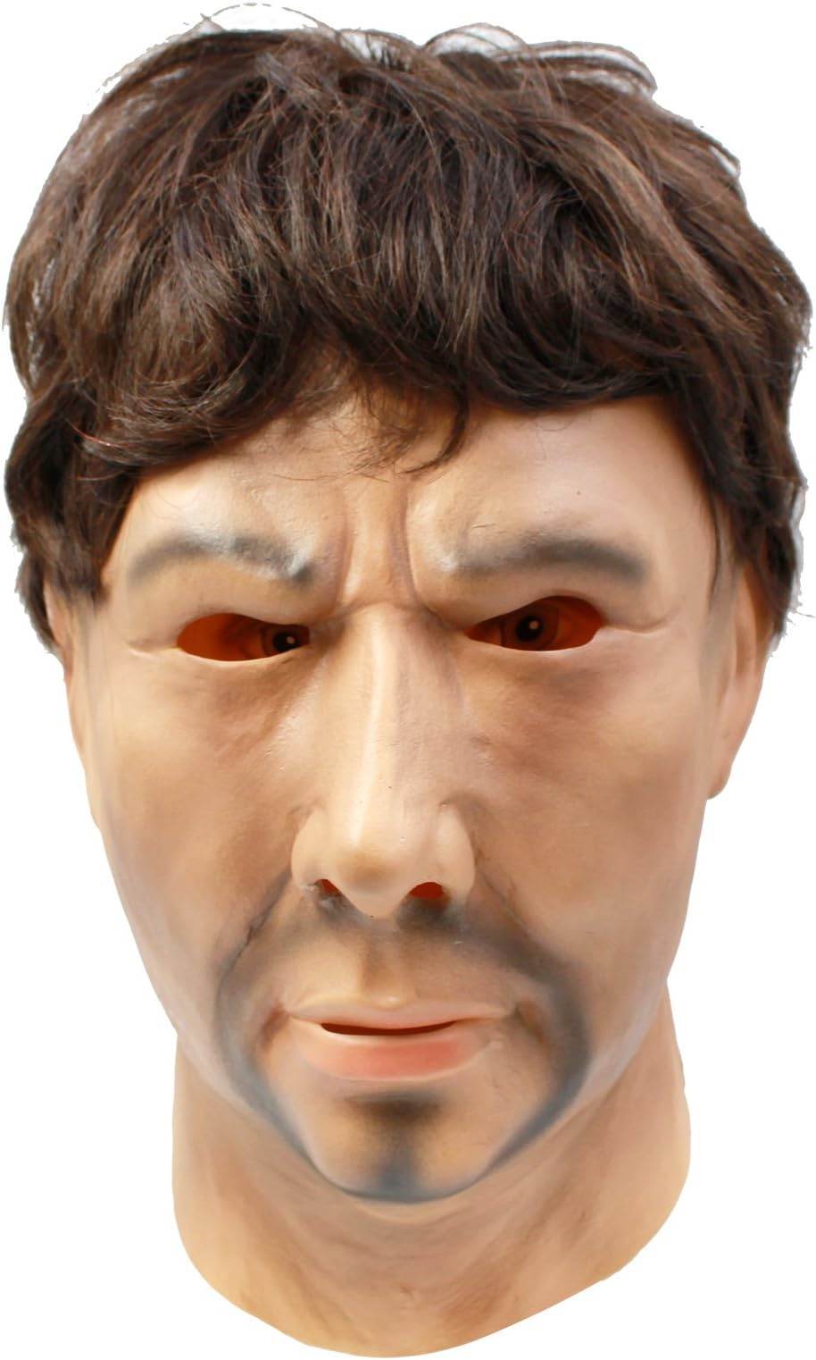 CreepyParty Novelty Halloween Costume Party Latex Human Realistic Head Mask Strong Man