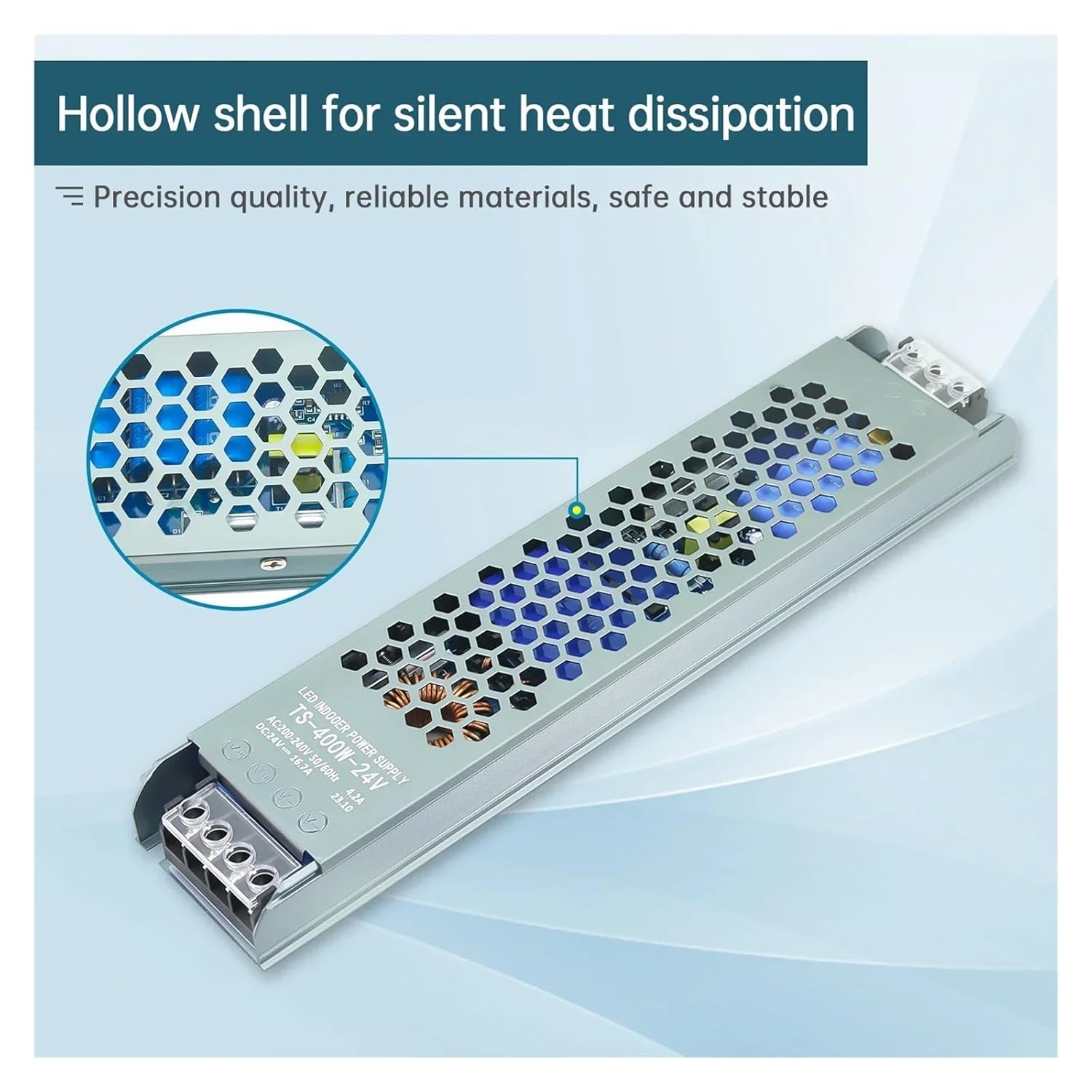 1PCS AC/DC 12V 24V Switching Power Supply Light Transformer 60W 100W 200W 400W LED Light bar Bulb Driver Power Converter (Color : 9V, Size : 300W)