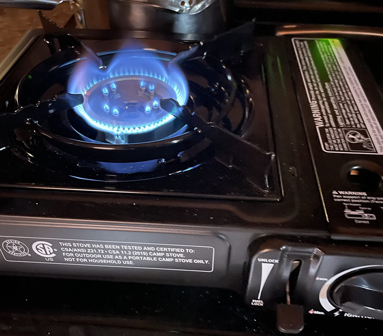 8/mo Finance Gas ONE Butane Gas Stove with 4 Butane Fuel Canister