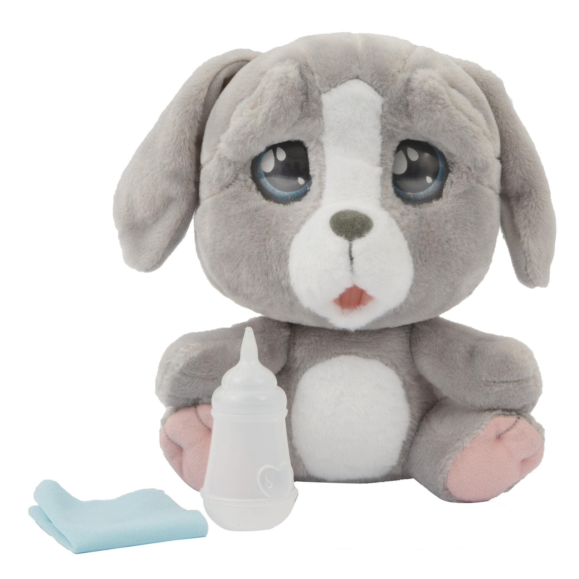 Emotion Pets Cry Pets Cane Peluche che Beve e Piange, Grigio