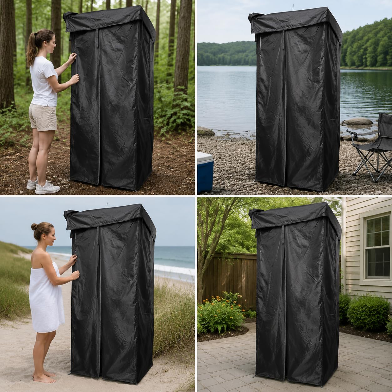 Duschzelt Umkleidezelt Toilettenzelt – Privatsphäre Zelt für Camping & Outdoor
