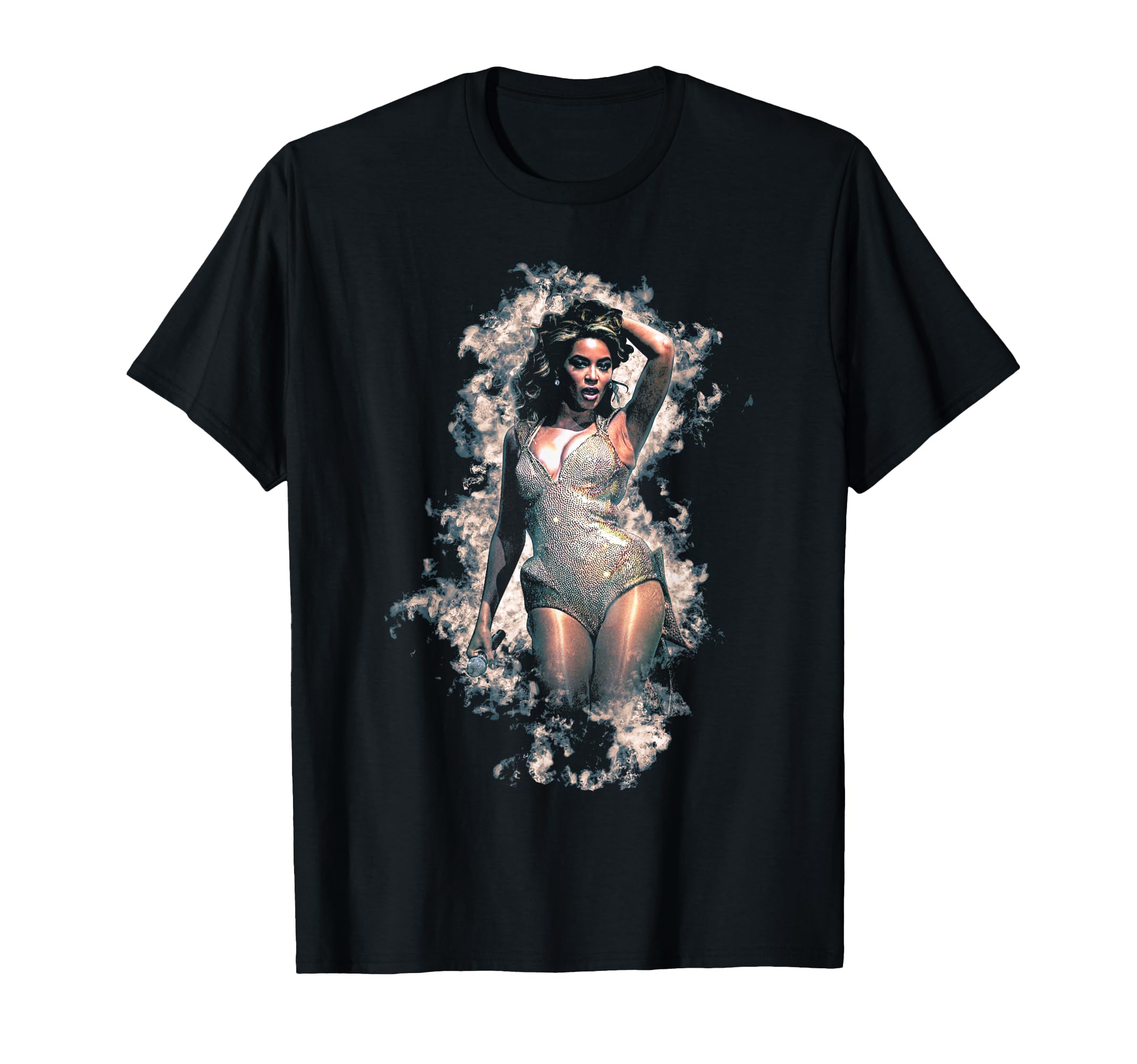 Iconic Photo Moments Beyonce Silver Dress 2009 T Shirt
